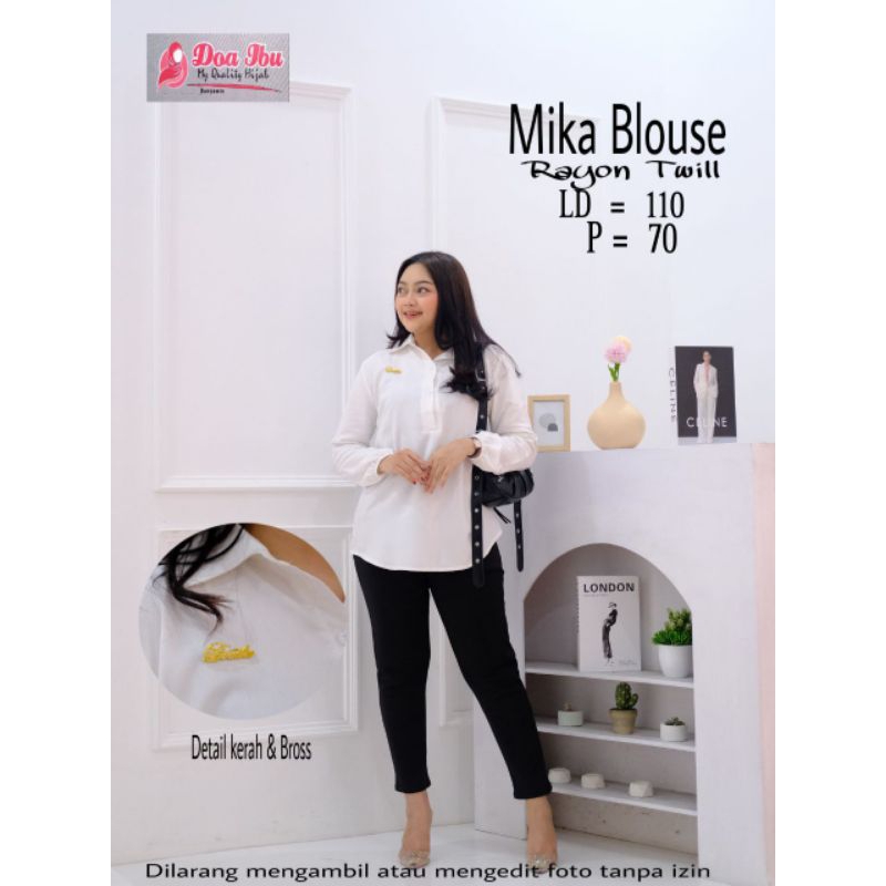 Kemeja blus/kemeja Doa Ibu/kemeja wanita/kemeja dewasa