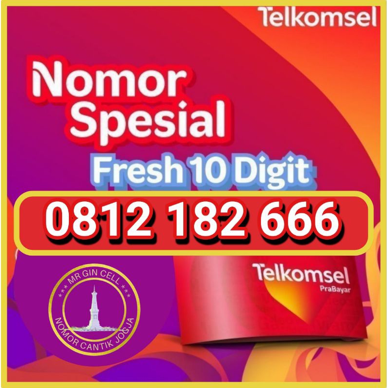 Nomor cantik 10 digit tripel rapi 666 telkomsel prabayar
