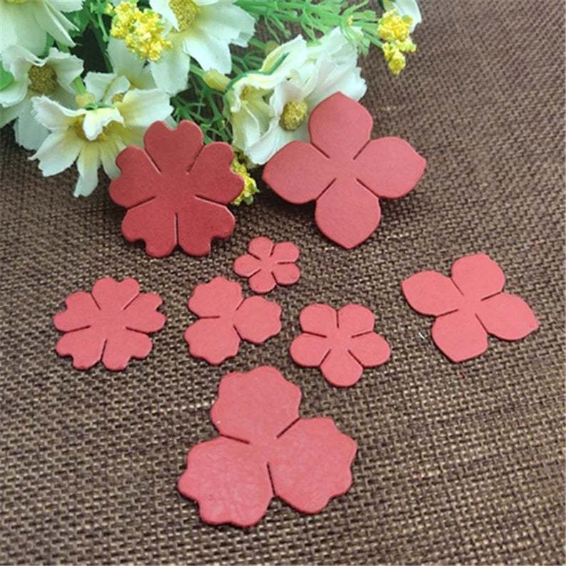 

Bentuk Bunga #111A Scrapbook Papercut Paper craft Kerajinan kertas Hiasan Mahar DIY Kertas Jasmine Plasma Mutiara
