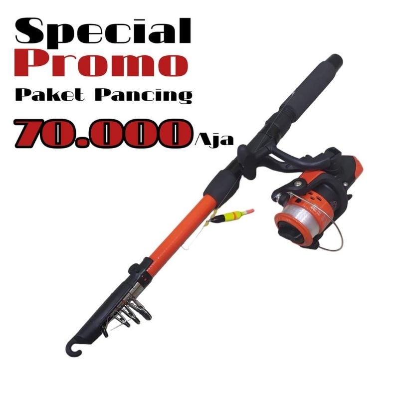 PROMO Paket Pancing Set Pancing Lengkap Murah Awet Daido Curve Getsu Audrey Siap Pakai