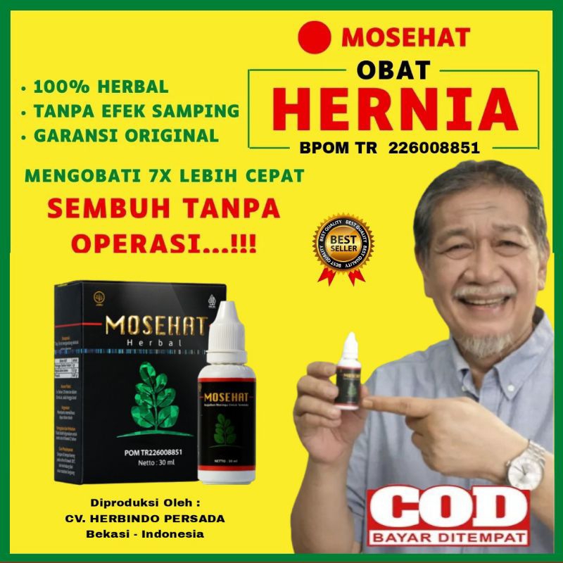 Mosehat OBAT HERNIA Paling Ampuh Original, Obat Turun Berok Pria dan Wanita //