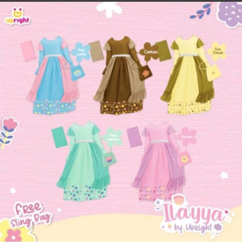 UPRIGHT Gamis Anak Ilayya Series Size 4T