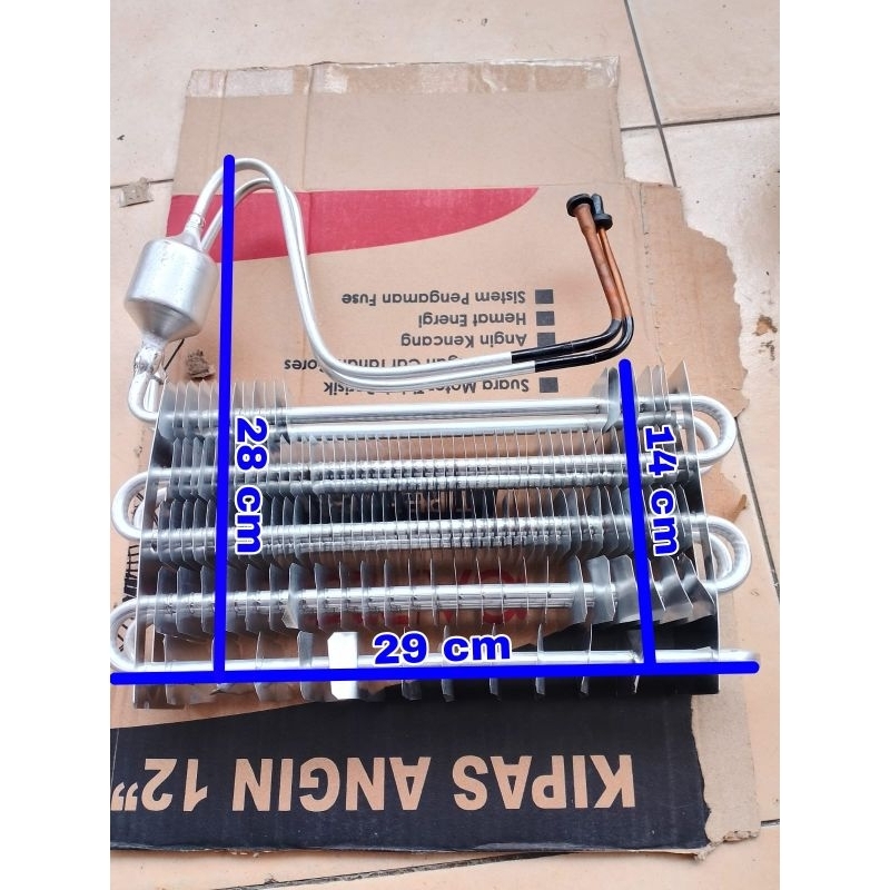 EVAPORATOR KULKAS SANYO, AQUA 2 PINTU ORIGINAL