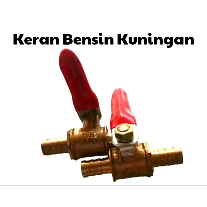 Keran Bensin Kuningan Kompresor