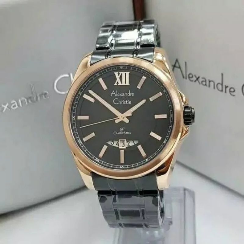 jam tangan pria Alexandre Christie 8473 mdbbrba