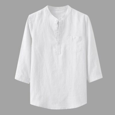 FREE ONGKIR BAJU KOKO PRIA KURTA DEWASA JUMBO BIG SIZE XXL XXXL XXXXL XXXXXL LENGAN 3/4 PREMIUM