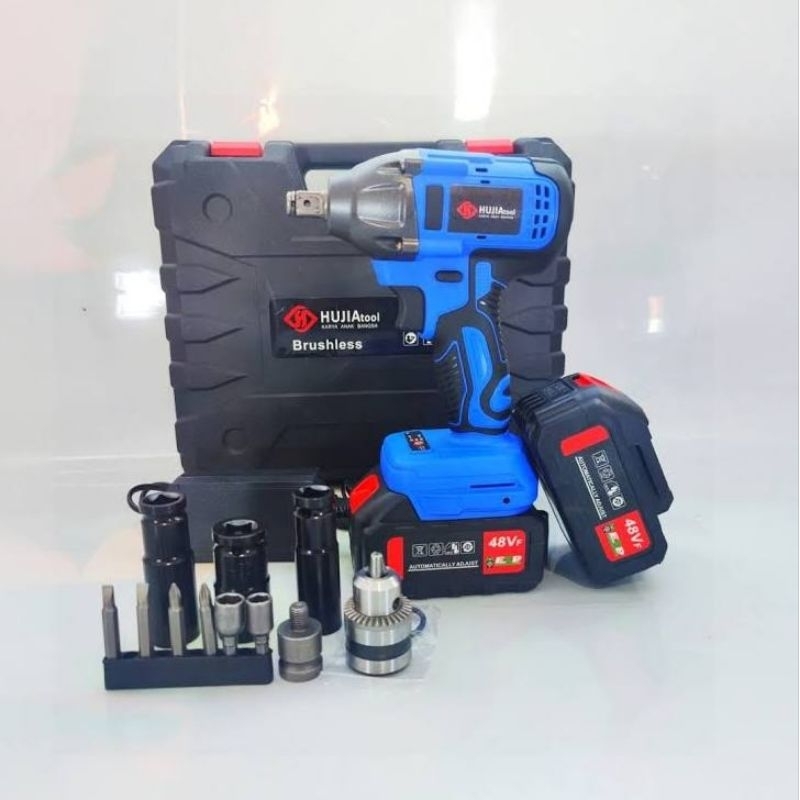 impact wrench cordless hujia 88v baterai 2