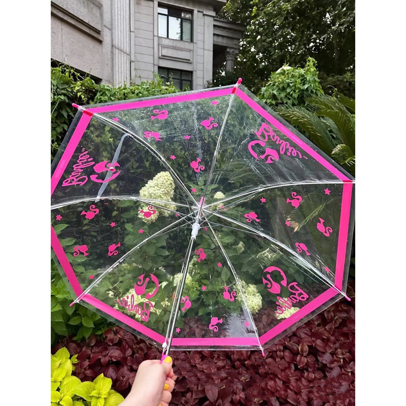 MINISO X BARBIE PAYUNG TRANSPARAN