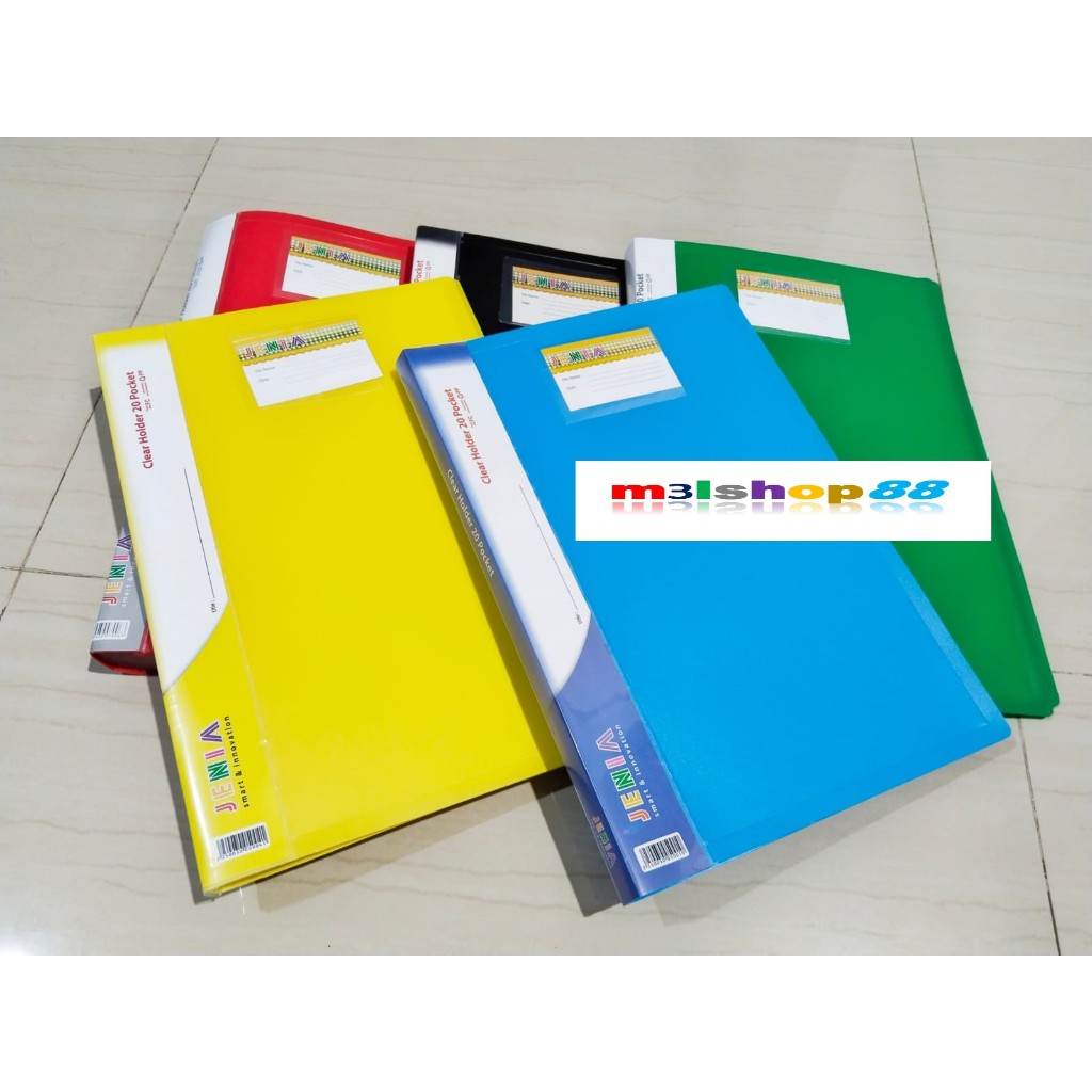 

Clear holder f4 / folio 20 lembar Jenia / Media Kita-1 pcs
