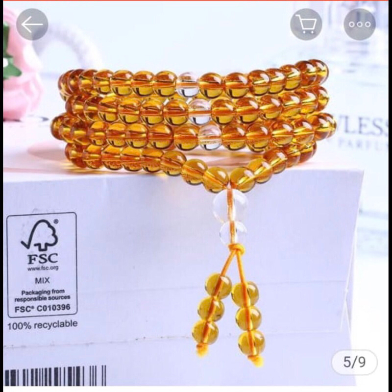 kalung Tasbih kecil bisa Untuk Gelang Batu Citrine