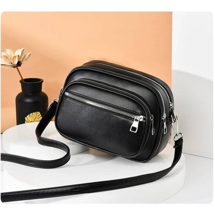 Zaya Store Tas Selempang Wanita 3 Ruang Tas Selempang Wanita Kekinian Tas Selempang Wanita Import Te