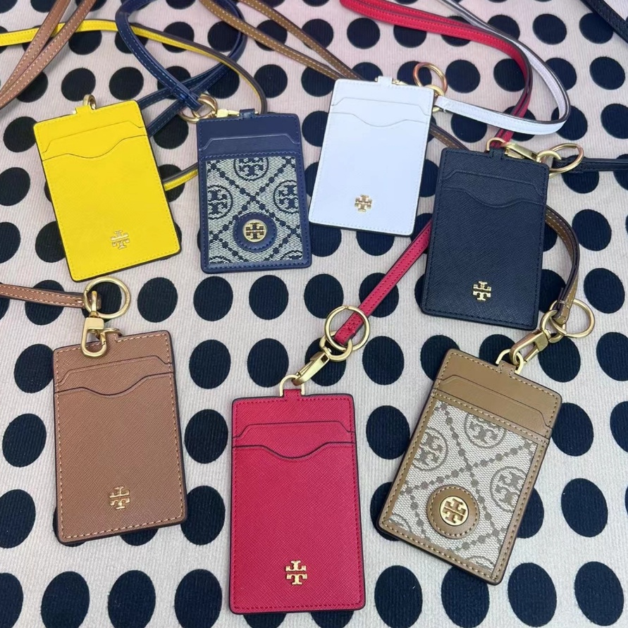 Terlaku.. TORY BURCH New 100% Original Work Card Holder Lanyard.