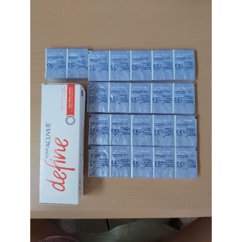 ACUVUE DEFINE 1 DAY NATURAL SHINE Preloved. 22pcs