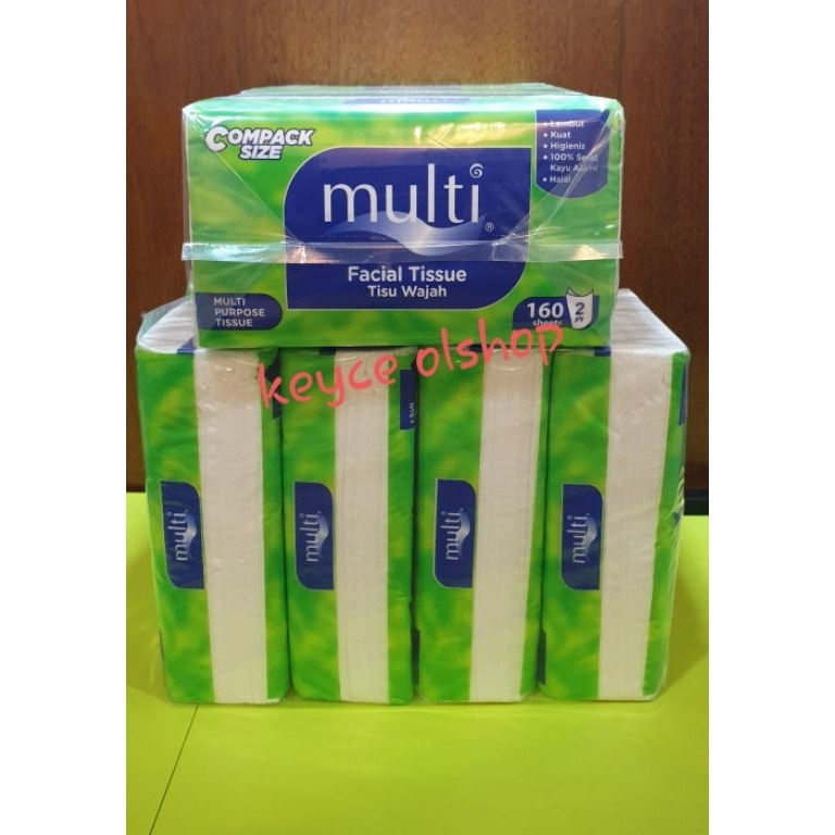 

『PENJUALAN CEPAT』⚡BEST SELLER⚡ Bundling 4 pack Tissue Facial Multi 160 Sheet 2 ply