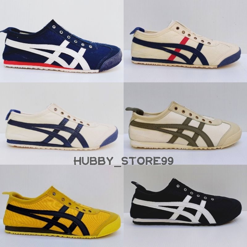 Onitsuka Slip On Cream Napy Merah Sepatu Keren