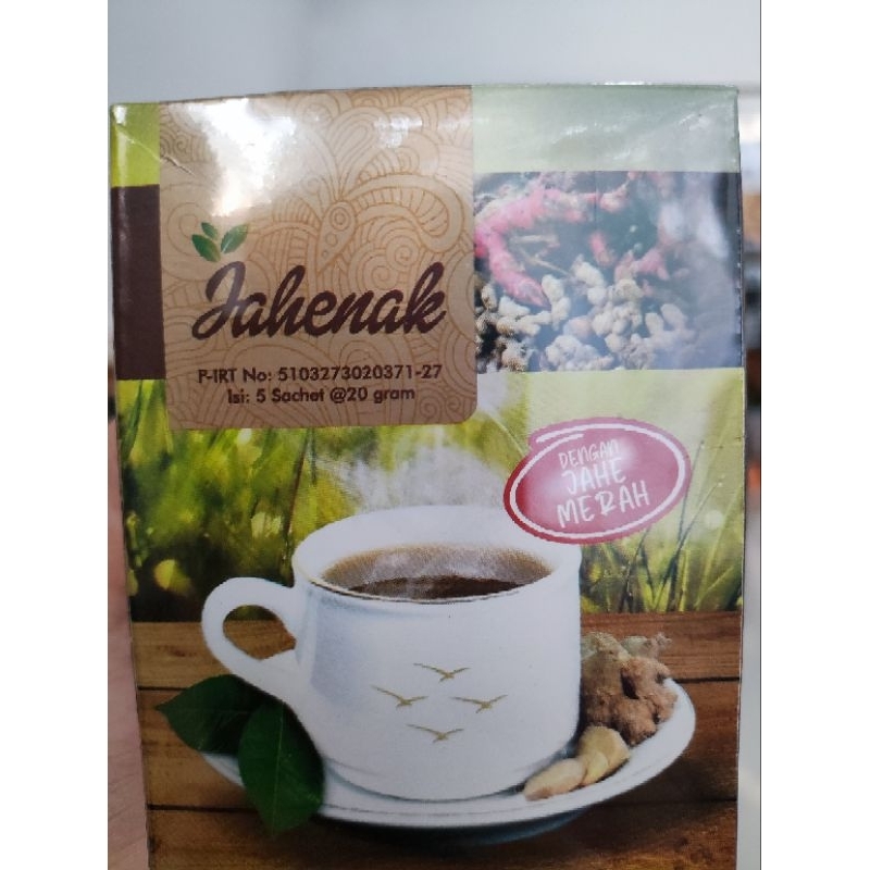 

Jahe Merah Jahenak by Tara Nature 100% Original isi 5 Sachet
