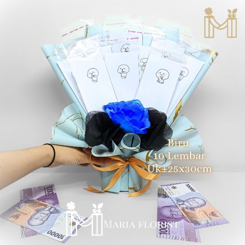 Buket Bunga Uang Kosongan 10 Lembar - Buket Uang Kosongan - Buket Uang - Buket Bunga Kosongan Kecil