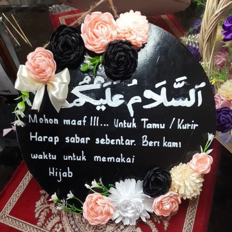 wall decor / hiasan dinding / hiasan pintu assalamualaikum