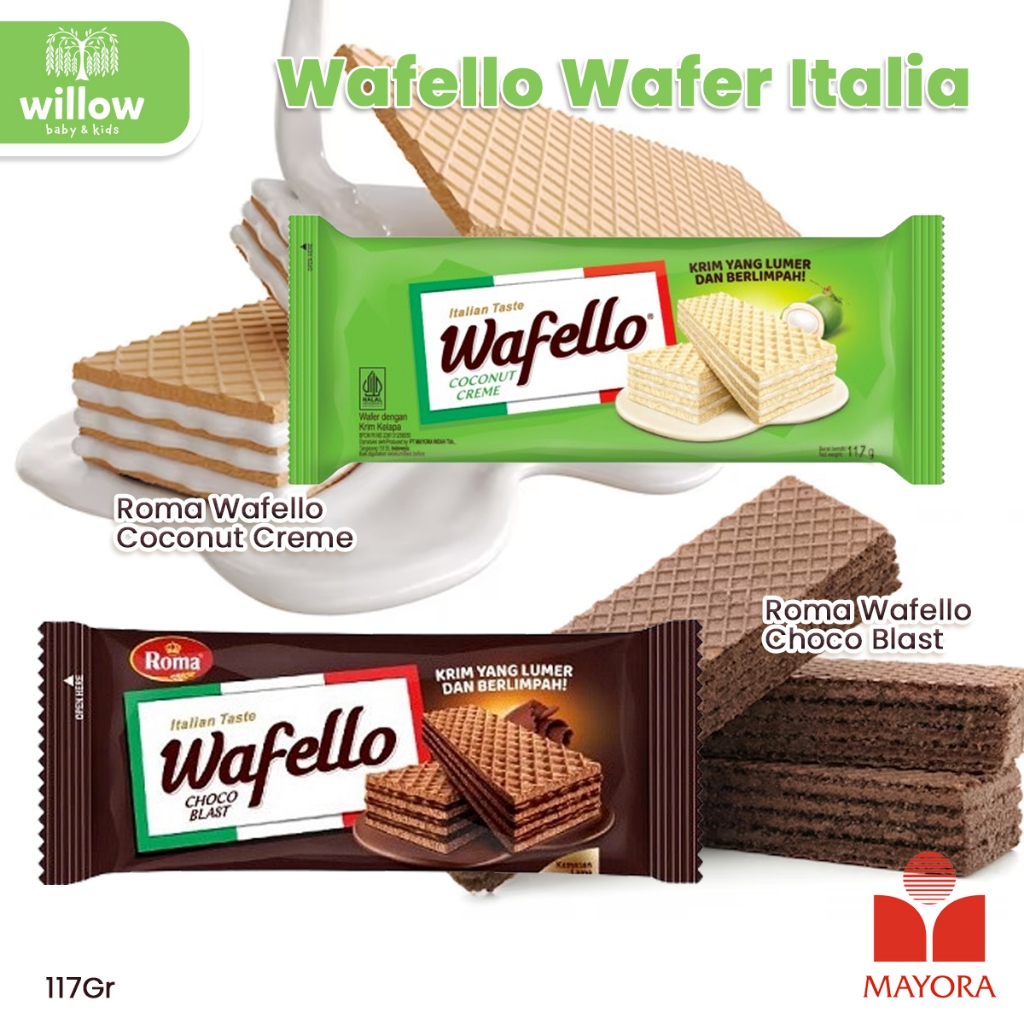 

Snack - Wafello Wafer Italia 117Gr