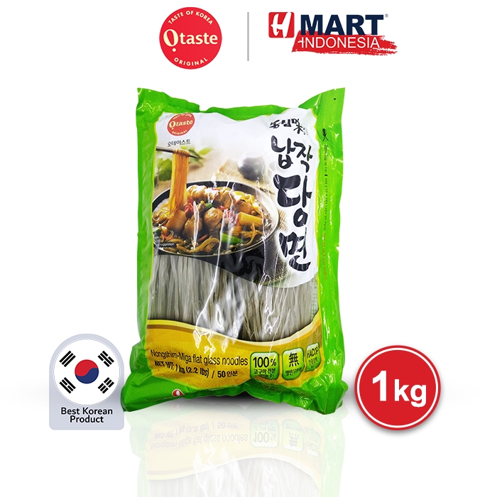 

Nongshim-Miga flat glass noodle 1kg - Vermicelli - Dangmyeon - Bihun - Soun Korea untuk Japchae 1kg