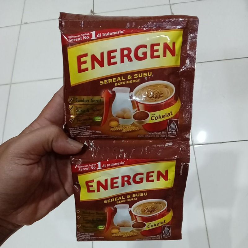 

Mahbubah - Energen 30 g @ 5 pcs Sereal Rasa Cokelat Sachet