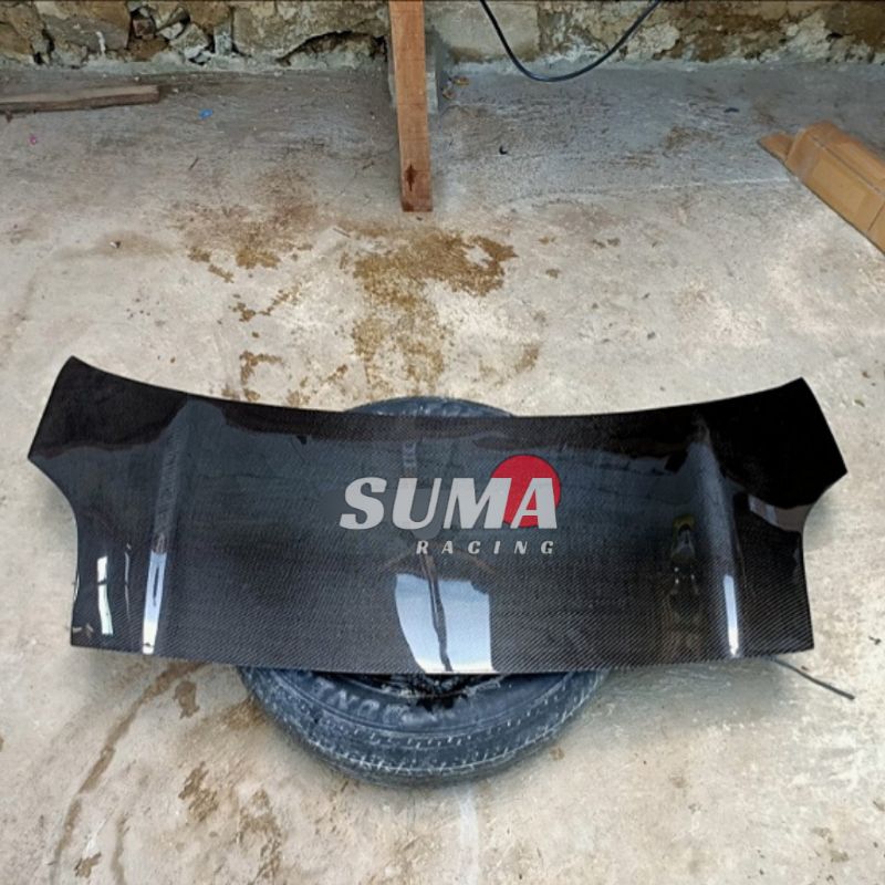 HOOD KAP MESIN TOYOTA YARIS OLD CARBON KEVLAR