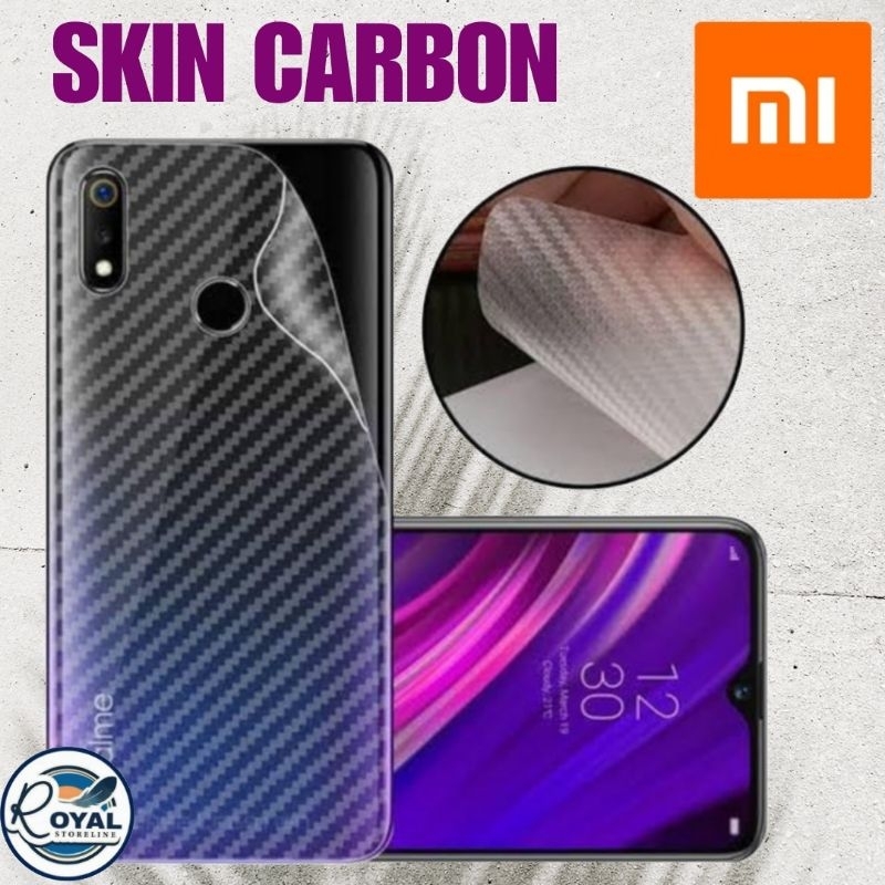 SKIN CARBON XIAOMI REDMI 4A 5A 6A NOTE 6 PRO 7A NOTE 7 PRO 8A PRO NOTE 8 PRO 9A 9C 9T NOTE 9 PRO 10A