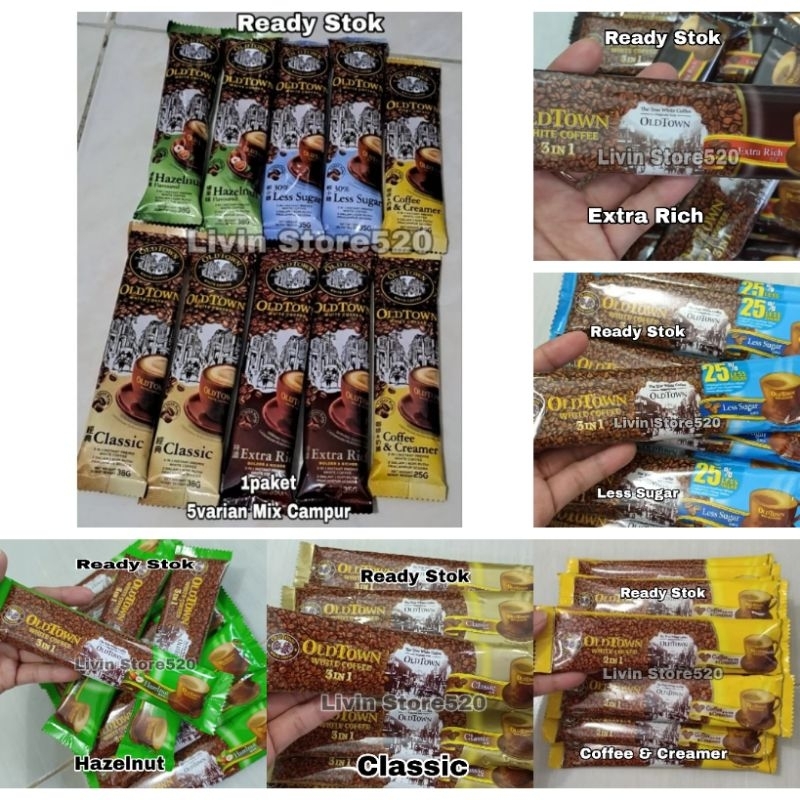 HALAL Old Town White Coffee/Oldtown Original Malaysia (10Sachet)