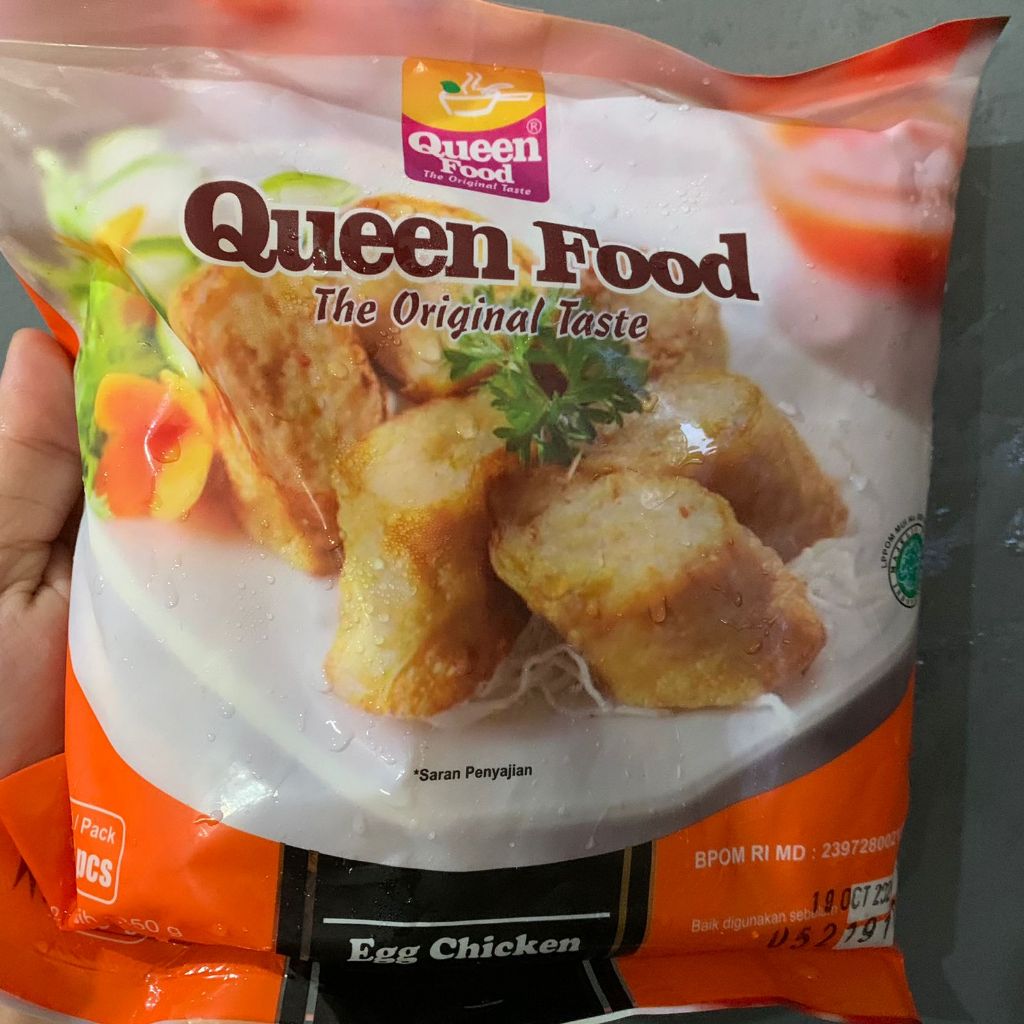 

Queen Food Egg Chicken Roll/Olahan Daging Ayam & Udang (16bj) 350 Gram