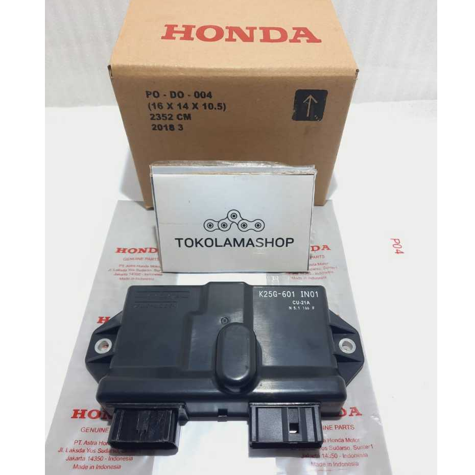 ECU ECM HONDA BEAT FI SCOOPY FI BEAT POP STATER HALUS 2015 - 2016 KODE K25G GRESS BARU