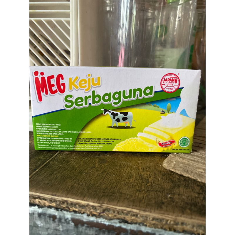 

KEJU CHEDDAR OLAHAN MEG KEJU SERBAGUNA 160 GRAM