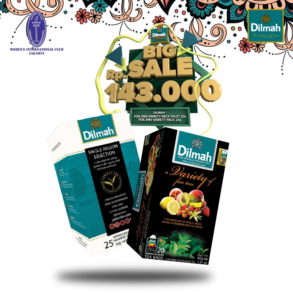 

COMBO HEMAT Dilmah Variety – Teh Celup