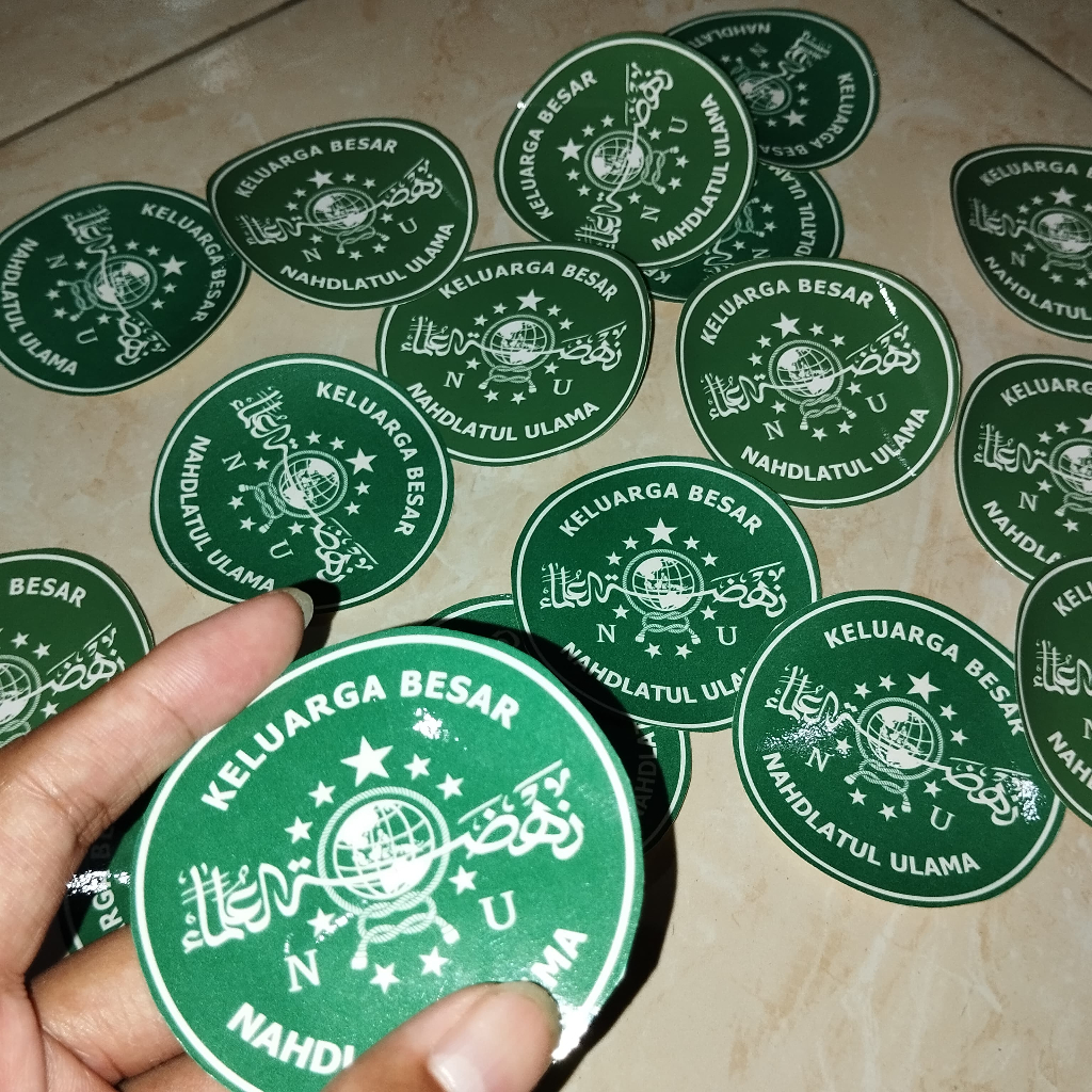 

Stiker NU | Stiker Keluarga Besar NU | Nahdlatul Ulama 9 Pcs