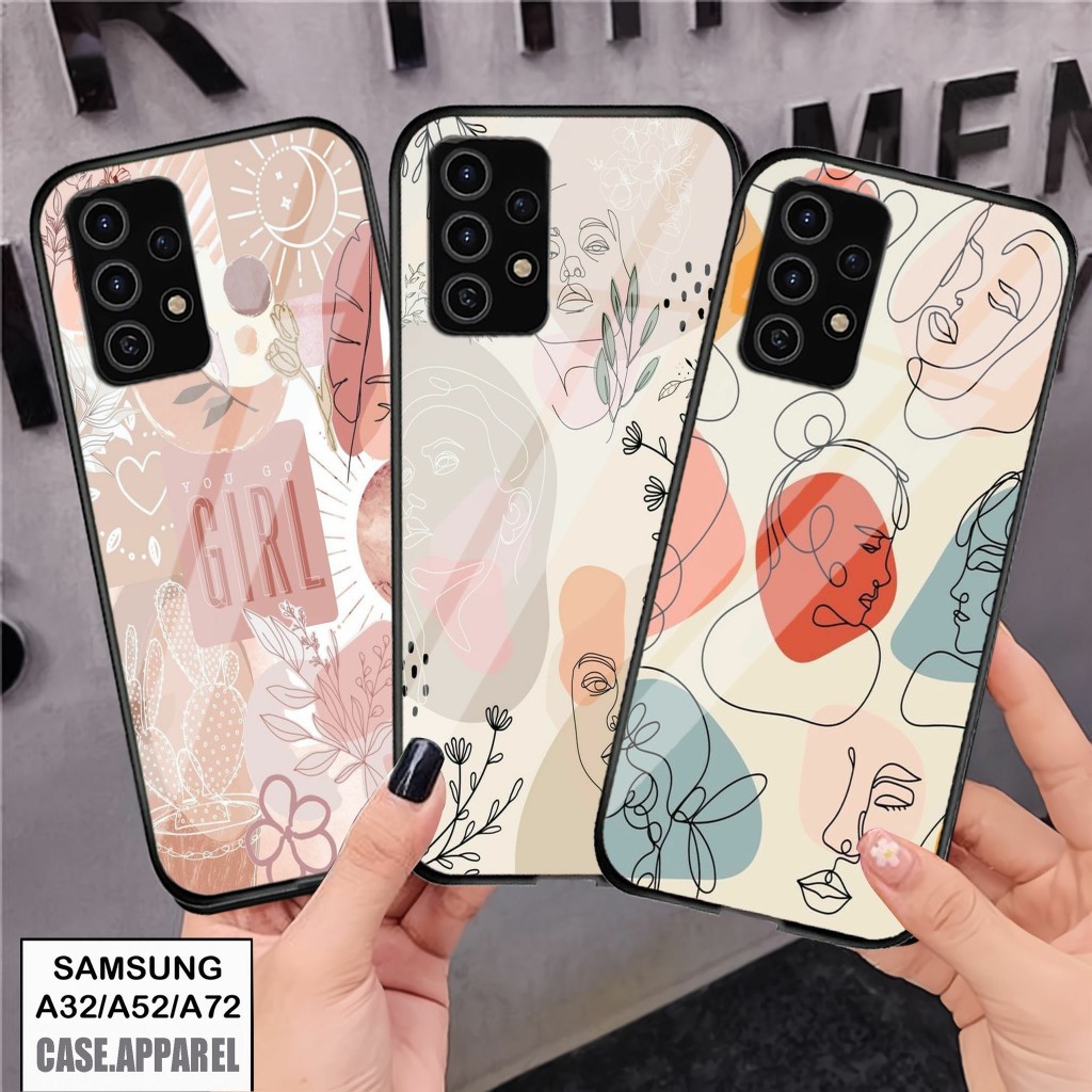 Case Samsung A32 A52 A72 - Softcase kaca Samsung A32 A52 A72 - Kesing terbaru Samsung A32 A52 A72 (G