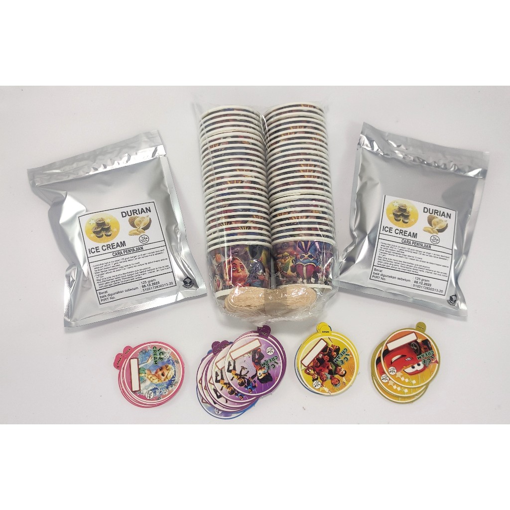 

PAKET 2 RASA ICE CREAM DURIAN 250 GRAM
