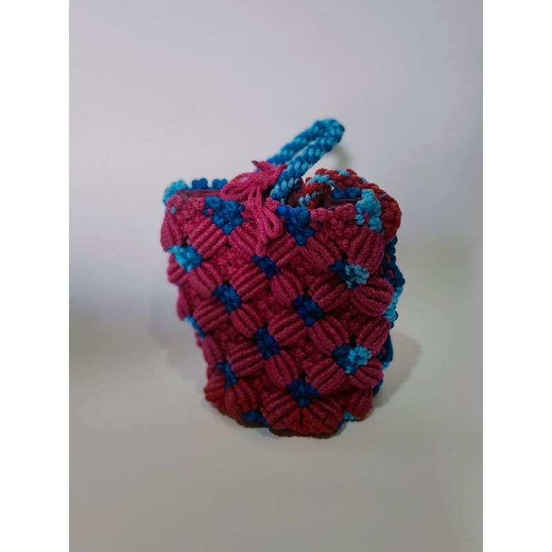 Tas rajut tangan khas banjarbaru kalimantan selatan tipe 6