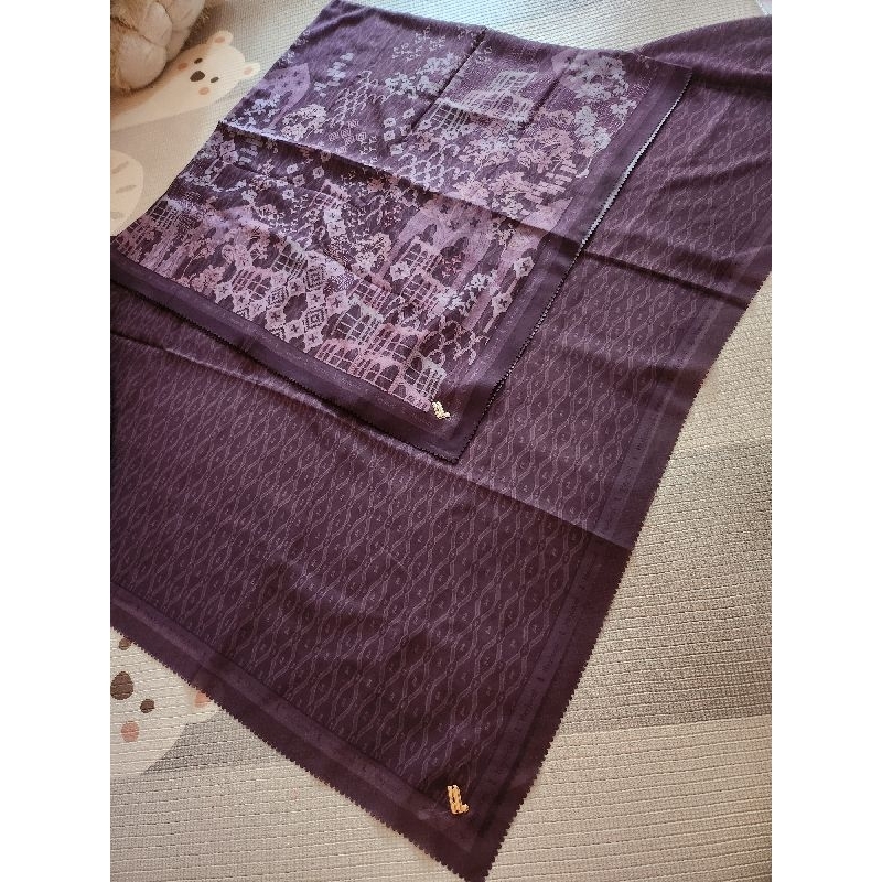 Imperfect Heylocal Scarf Bergamo plum 2 sisi