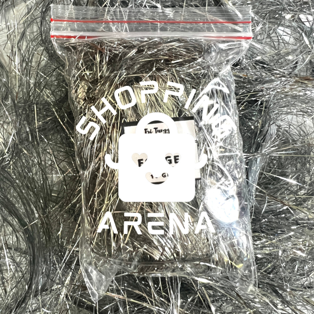 Fiber Cacahan Serat Carbon Forged Silver Perak Berat Isi 10 gram Warna Warni Karbon Kevlar Chopped S