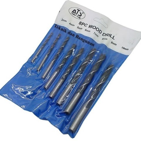 MATA BOR KAYU 8PCS ATS/MATA BOR