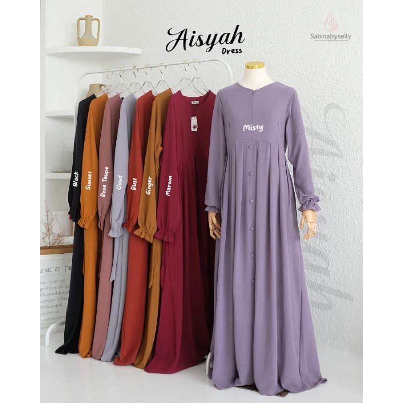 Aisyah Dress Sabina by Selly | Ready Stock