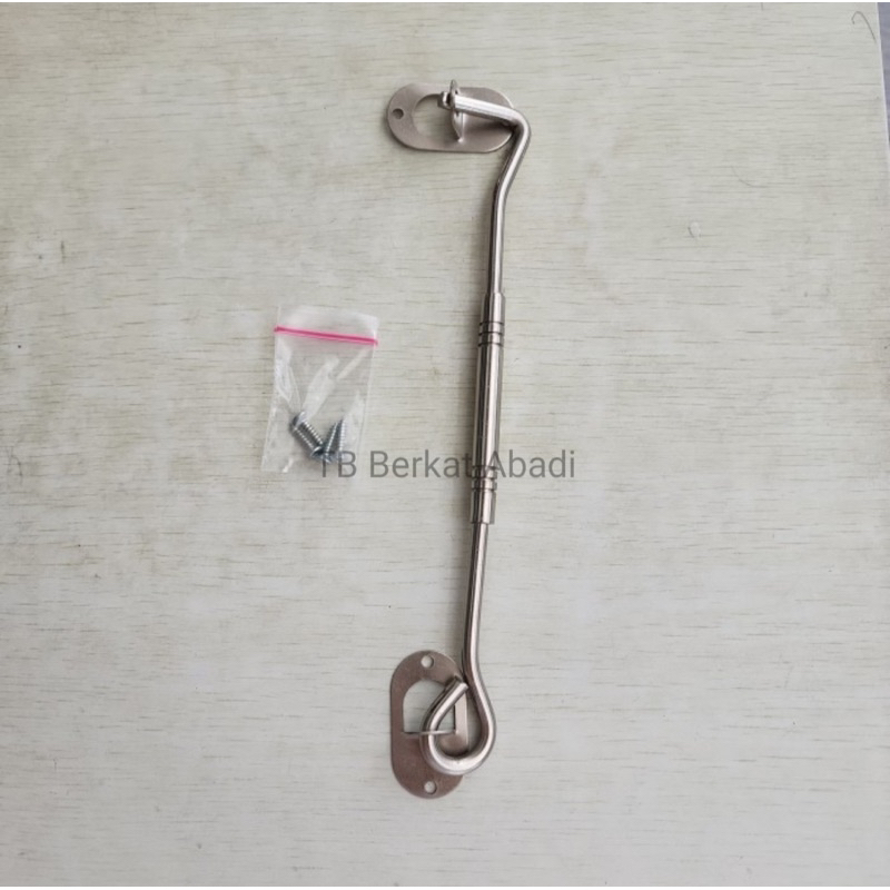 Hak Angin HONA Hak Angin Tebal Penahan Jendela Window Hook 8” Inch
