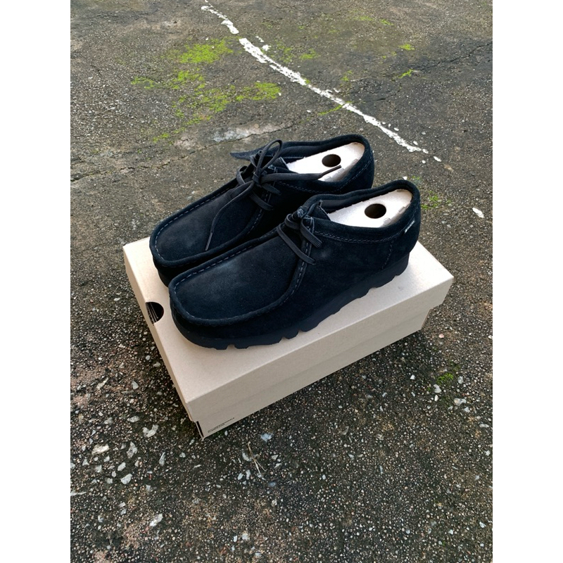 CLARKS WALLABE GORETEX BLACK 100% ORIGINAL