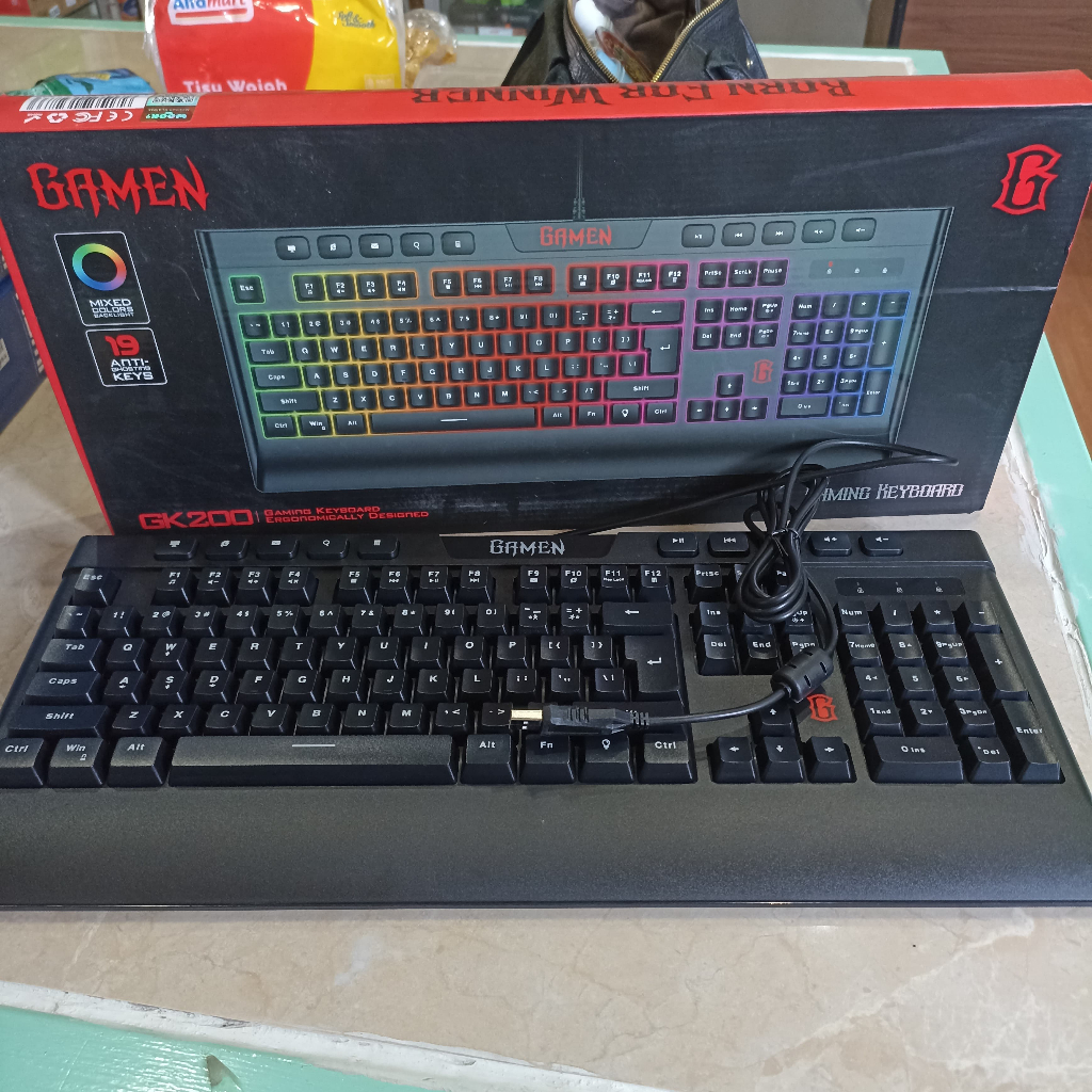 Keyboard Gaming RGB Gamen GK200