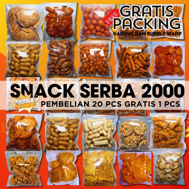 

[Promo Serba 2000] Aneka Snack 2000an / COD / Ready Siap Kirim / Snack / Snack serba 2000 / Snack 2000 / Snack 2000 / Snack 2 Ribu / Snack Kiloan Murah