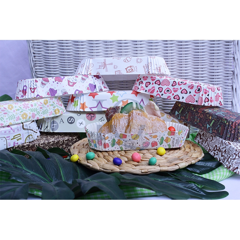 Paper Cup Case Laminasi / Cup Roti / Cake Cup Best Fresh Kertas Roti Oval  Polygonal (Per 200 pcs)