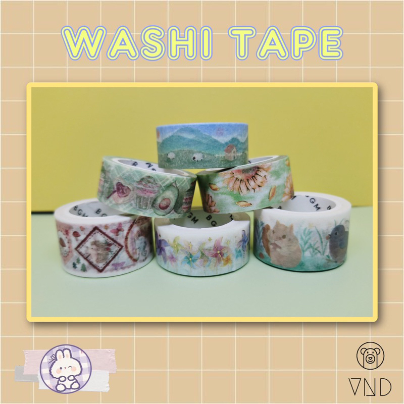

Washi Tape ORI Japan/ Scrapbook/ Diary Book