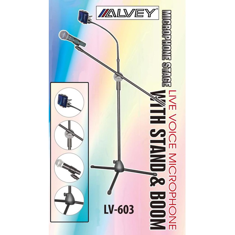 ALVEY STAND MIC + Holder Hp ALVEY STAND HP DAN STAND MIC ALVEY STAND MICROPHONE TRIPOD MIC BERDIRI T