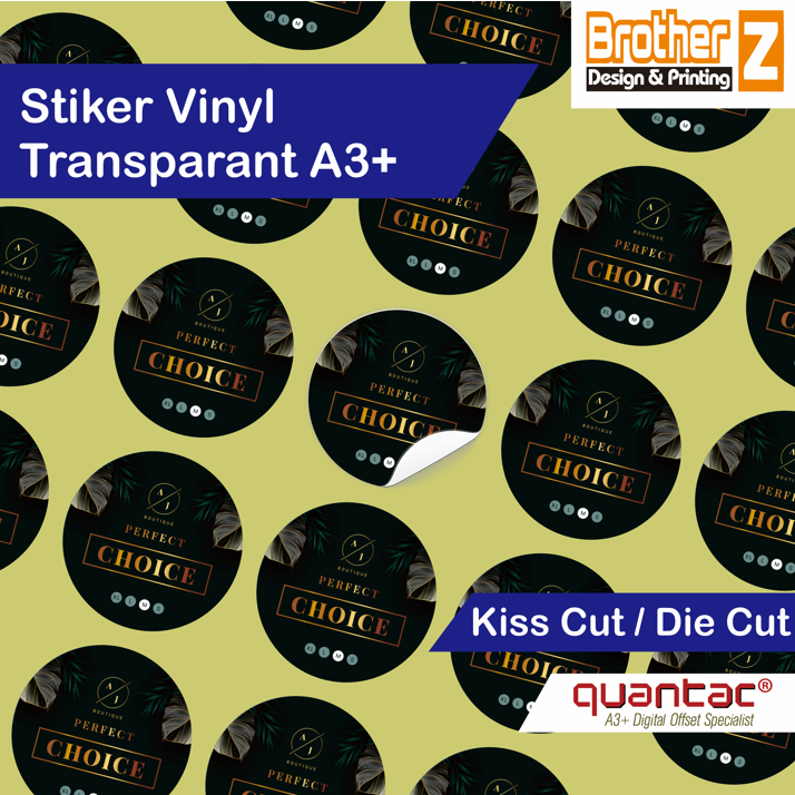 

Cetak Stiker | Stiker Label | Stiker Vinyl Transparant A3+