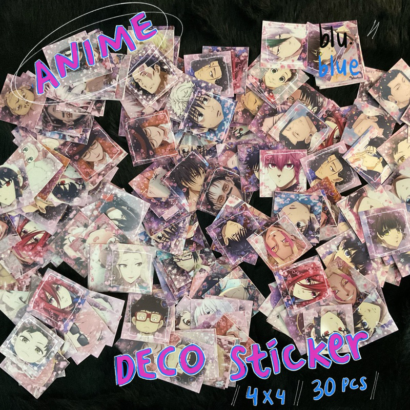 

[ISI 30] DECO STICKER MAIL STICKER ANIME haikyu bluelock jjk aot chainsawman spyxfamily