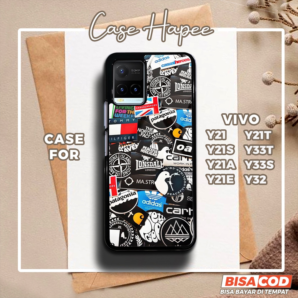 Case Vivo Y21 Y21S Y21A Y21T Y33S Casing Vivo Y21 Y21S Y21A Y21T Y33S [BGRF] Casehapee Case Glossy C